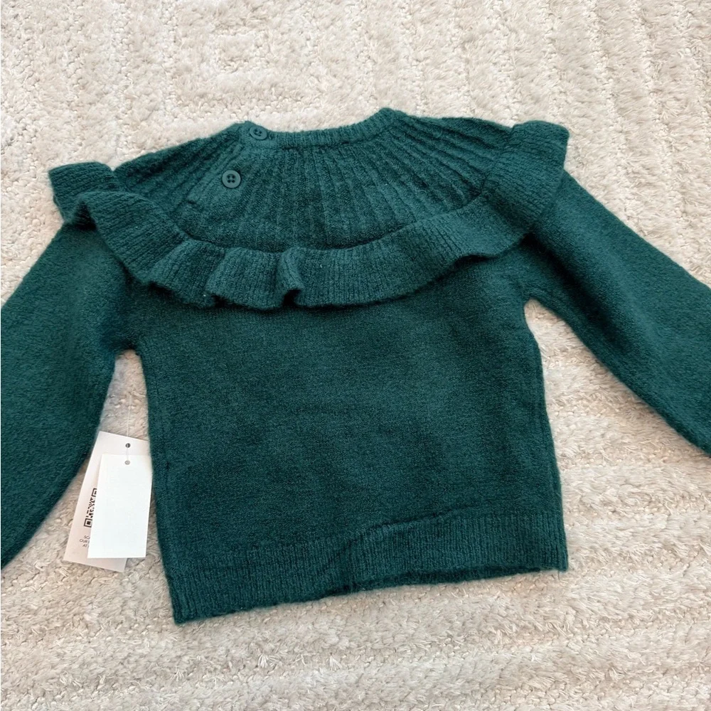 NWT - Toddler Girl Dark Green Soft Seater - Size 12 months - Picture 2 of 5